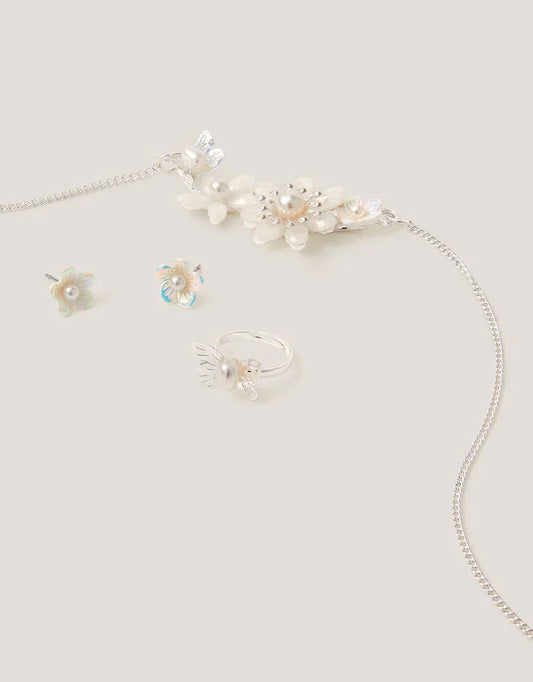 Flower & Butterfly Jewellery Set – Image 2