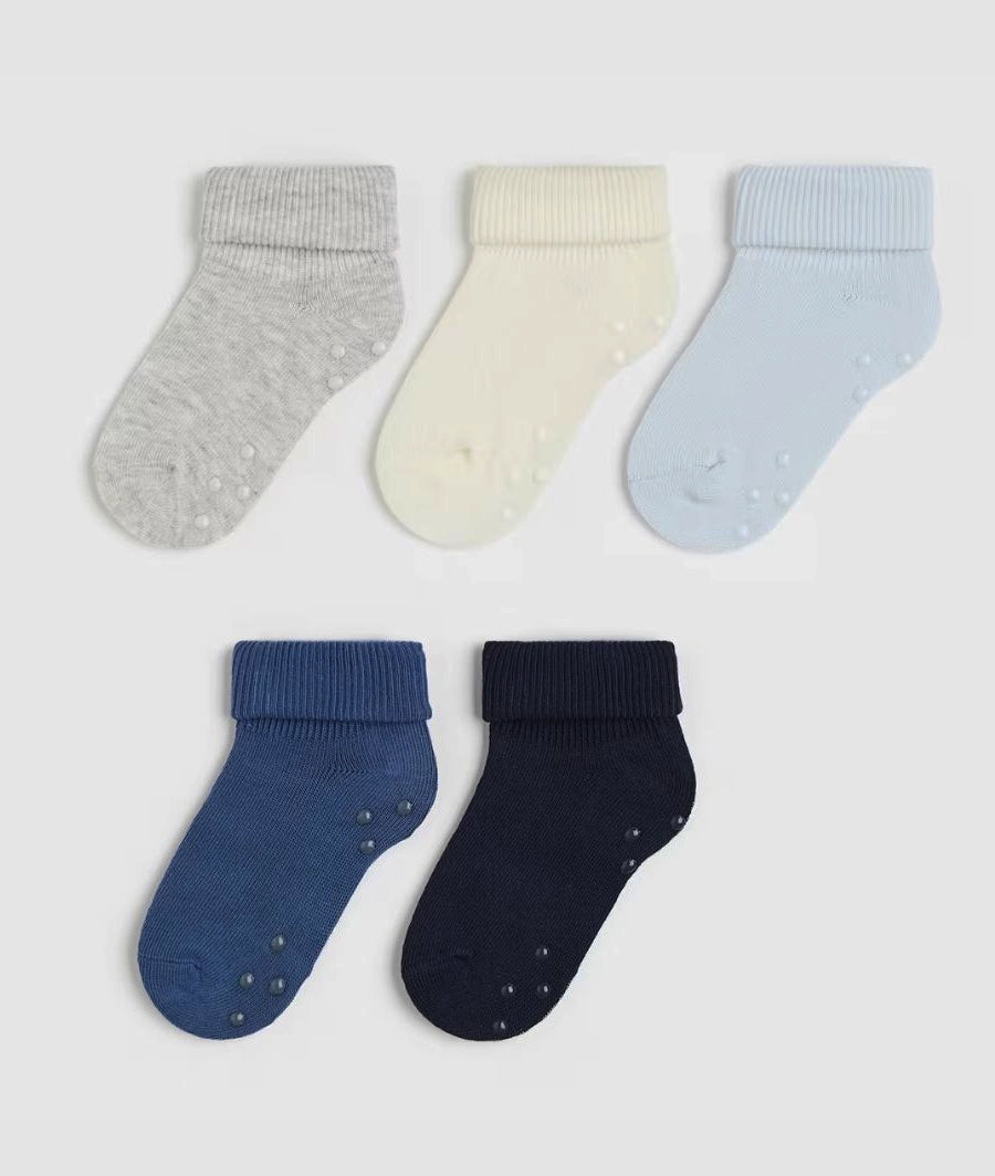 5-pack anti-slip socks