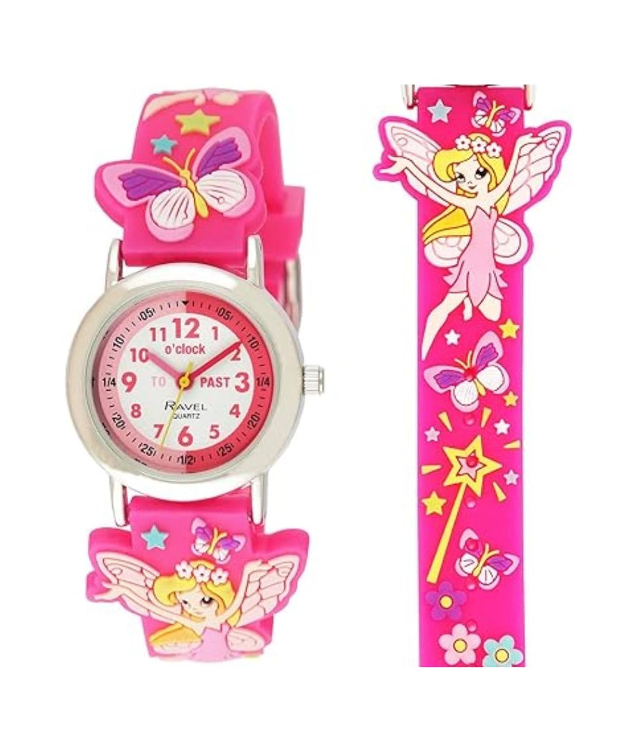 Children's Easy Fasten Butterfly Watch
