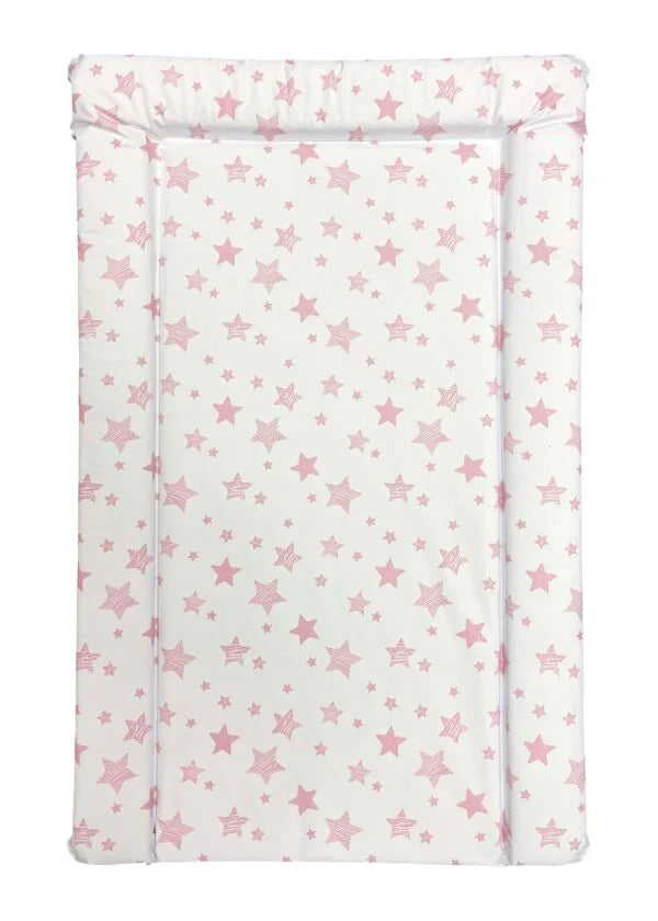 Nursery Changing Mat Essential Pink Star