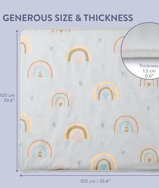 Foldable Baby Play Mat 100 x 100cm (39-3/8 x 39-3/8") – Image 2