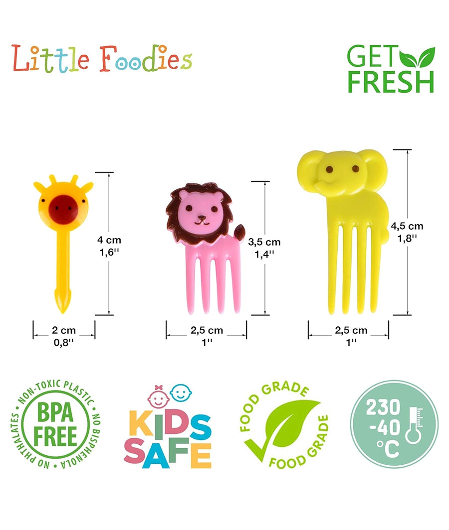Food Picks for Kids, 30 Pieces Animal Bento Deco Set – Image 5