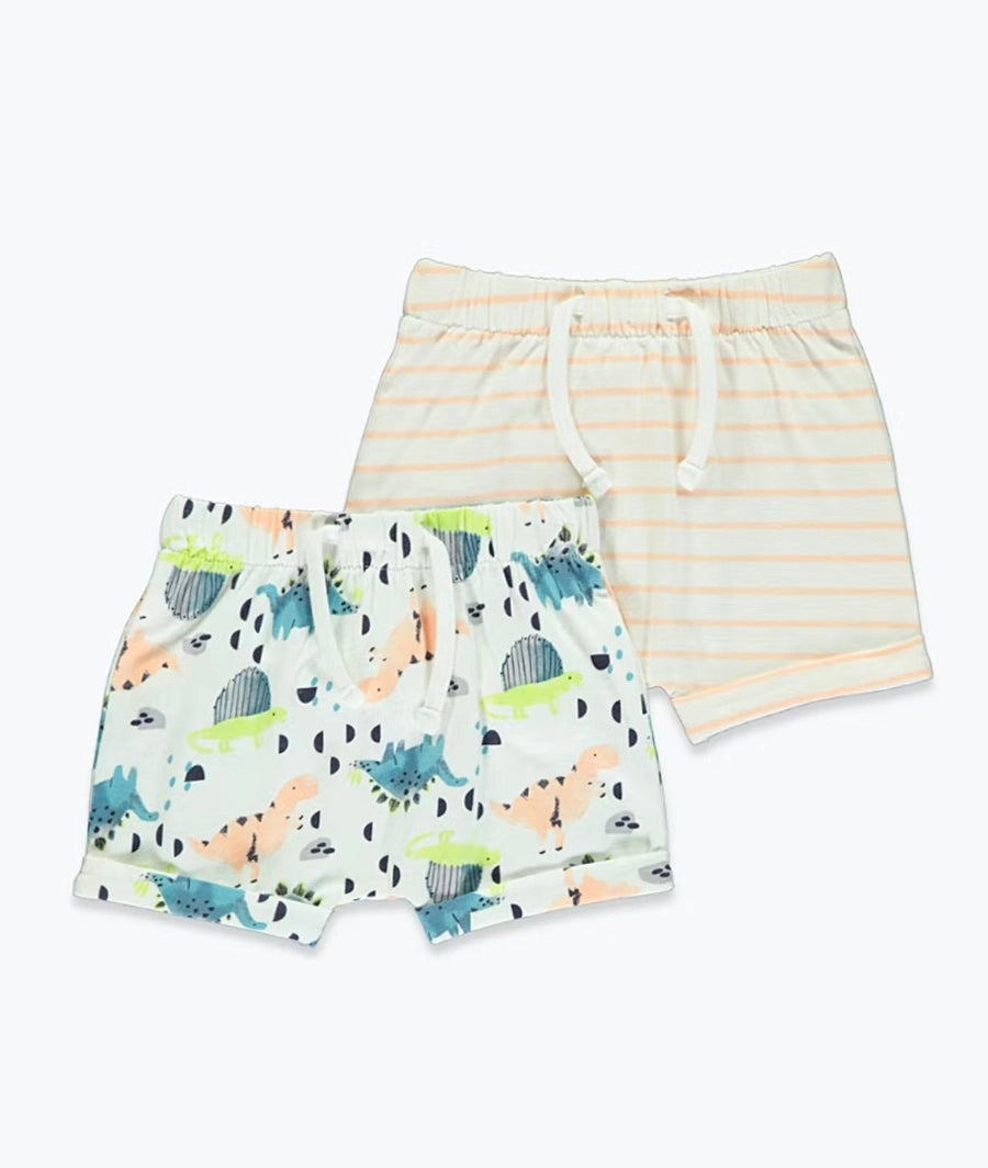 2 Pack Dinosaur Shorts