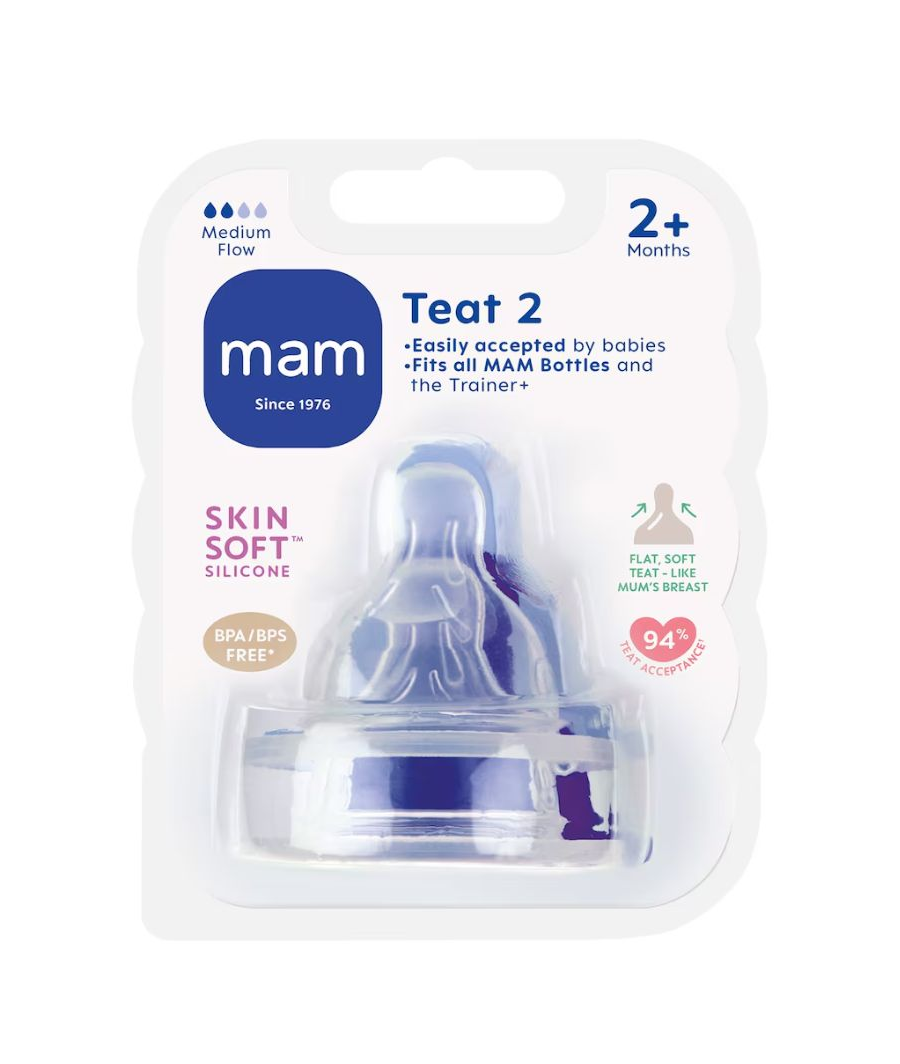Mam 2+ Months Cut Teats 2 pack