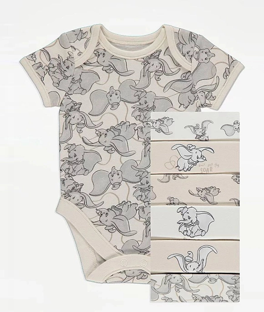 Disney Dumbo Bodysuits 7 Pack