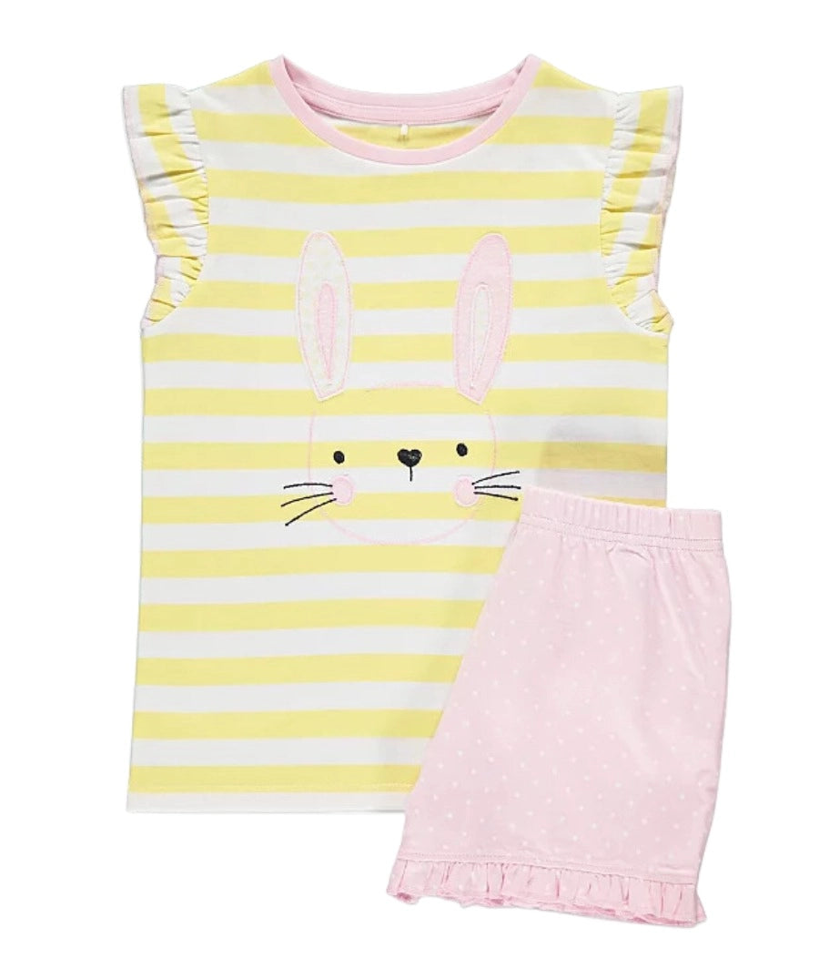 Lemon Bunny Stripe Polka Dot Pyjamas