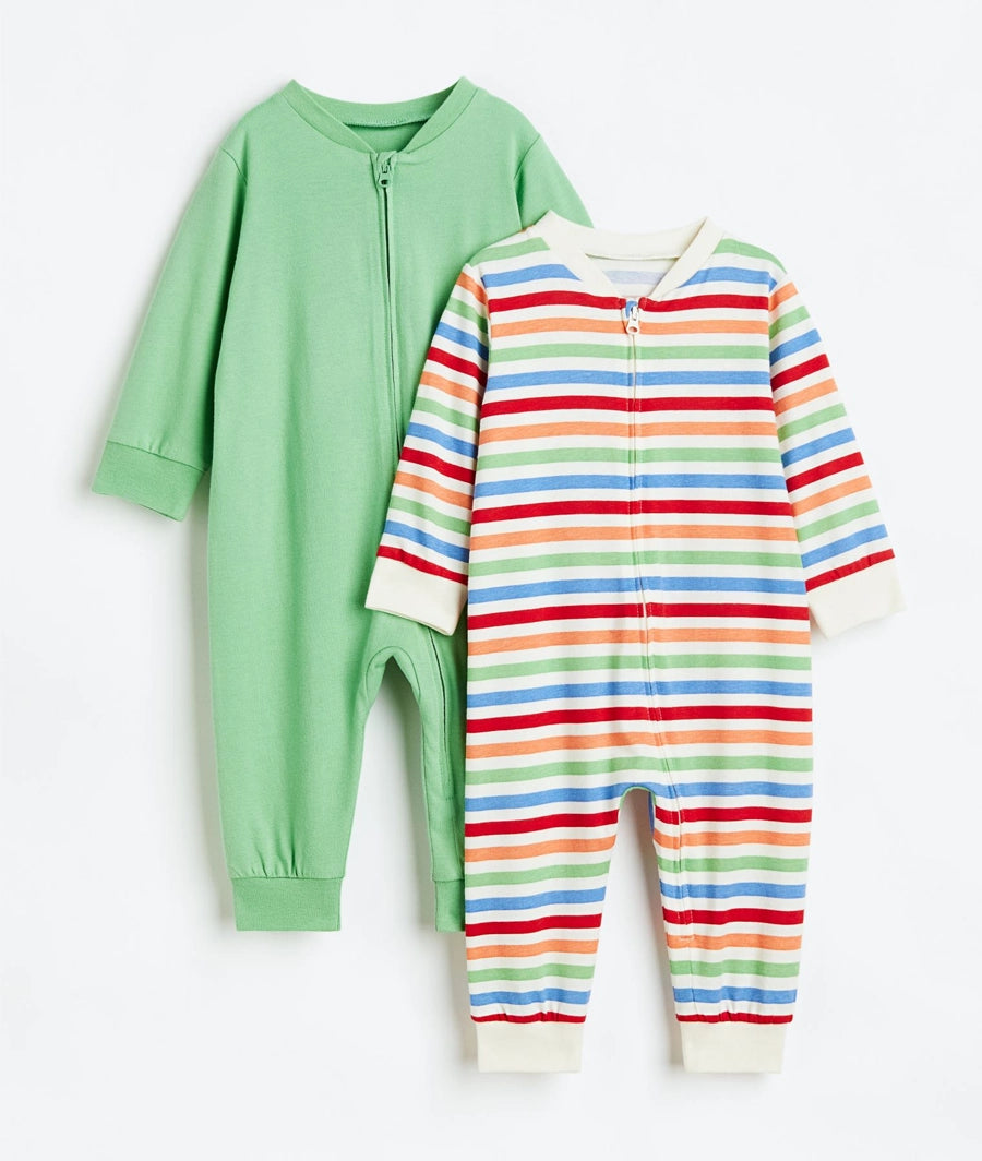 2-pack patterned cotton pyjamas