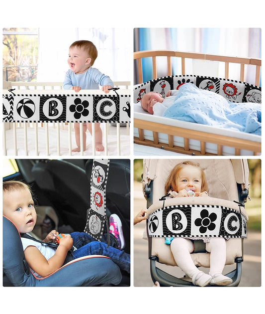 Black and White High Contrast Soft Baby Book – Image 2