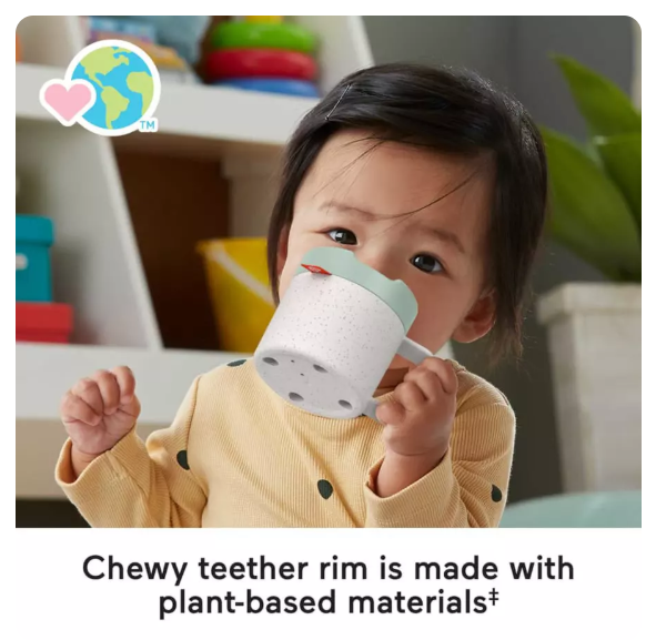 Fisher-Price Rattle A-Latte Coffee Cup Teether Activity Toy