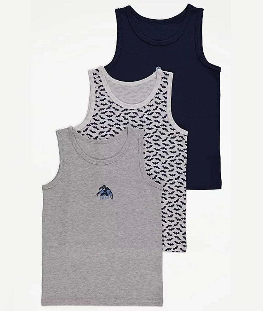 DC Comics Batman Vest Tops 3 Pack