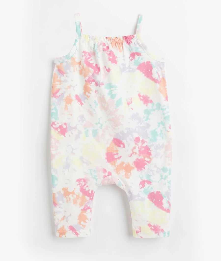 Patterned romper suit