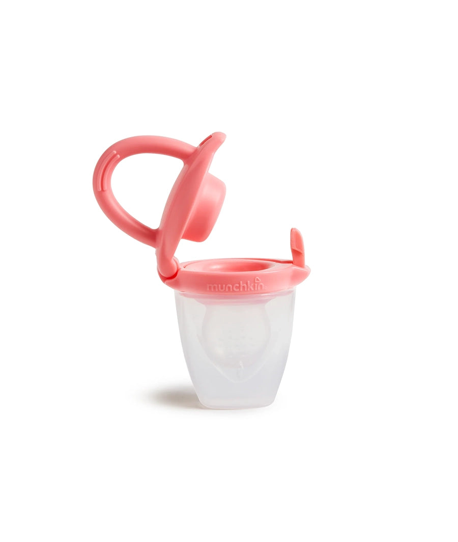 Silicone Baby Food Feeder4+ months -pink – Image 2