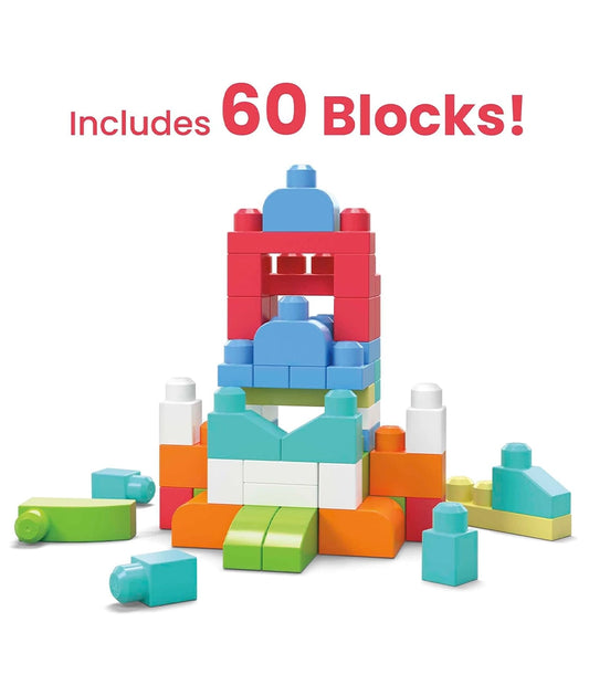 MEGA BLOKS Big Building Bag building set with 60 (packiging may vary) – Image 2