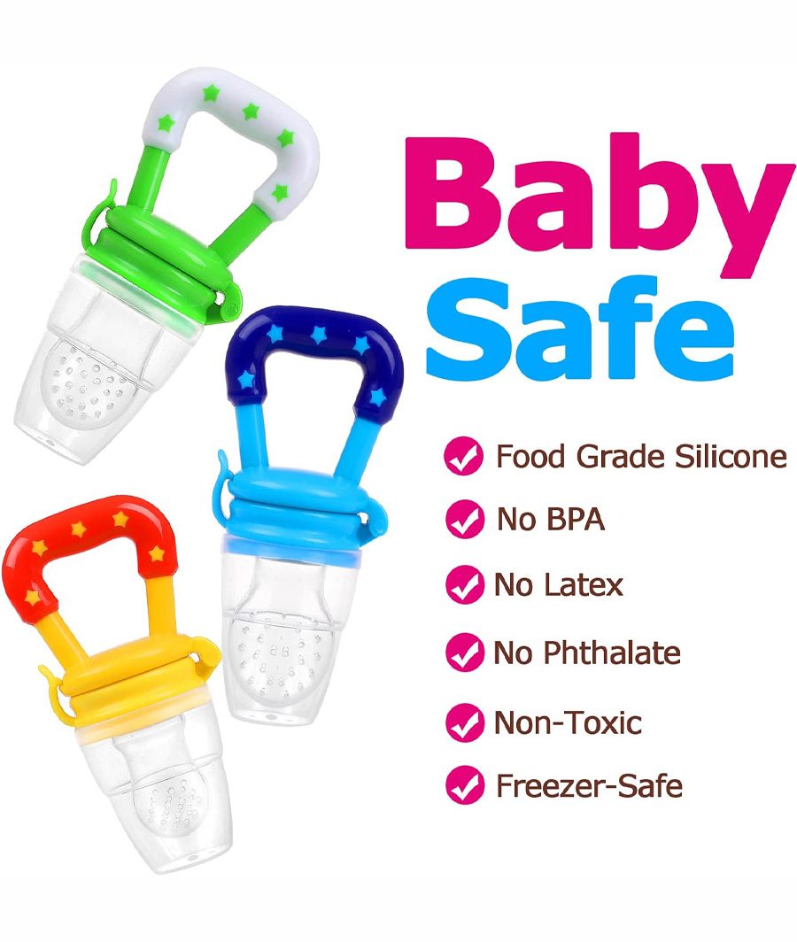 Baby 3 Pcs Food Feeder and Pacifiers – Image 4