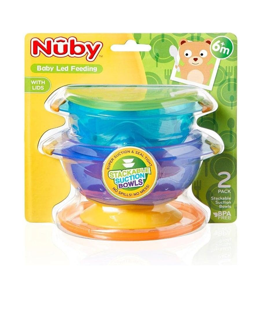 Nuby Stackable Suction Bowls (color may vary) – Image 4