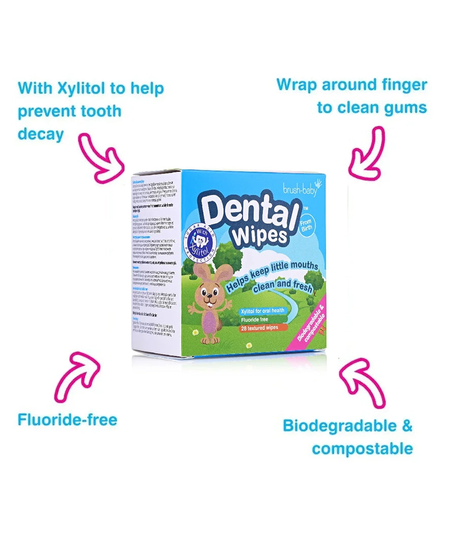 Brush baby dental wipes 28 s – Image 5
