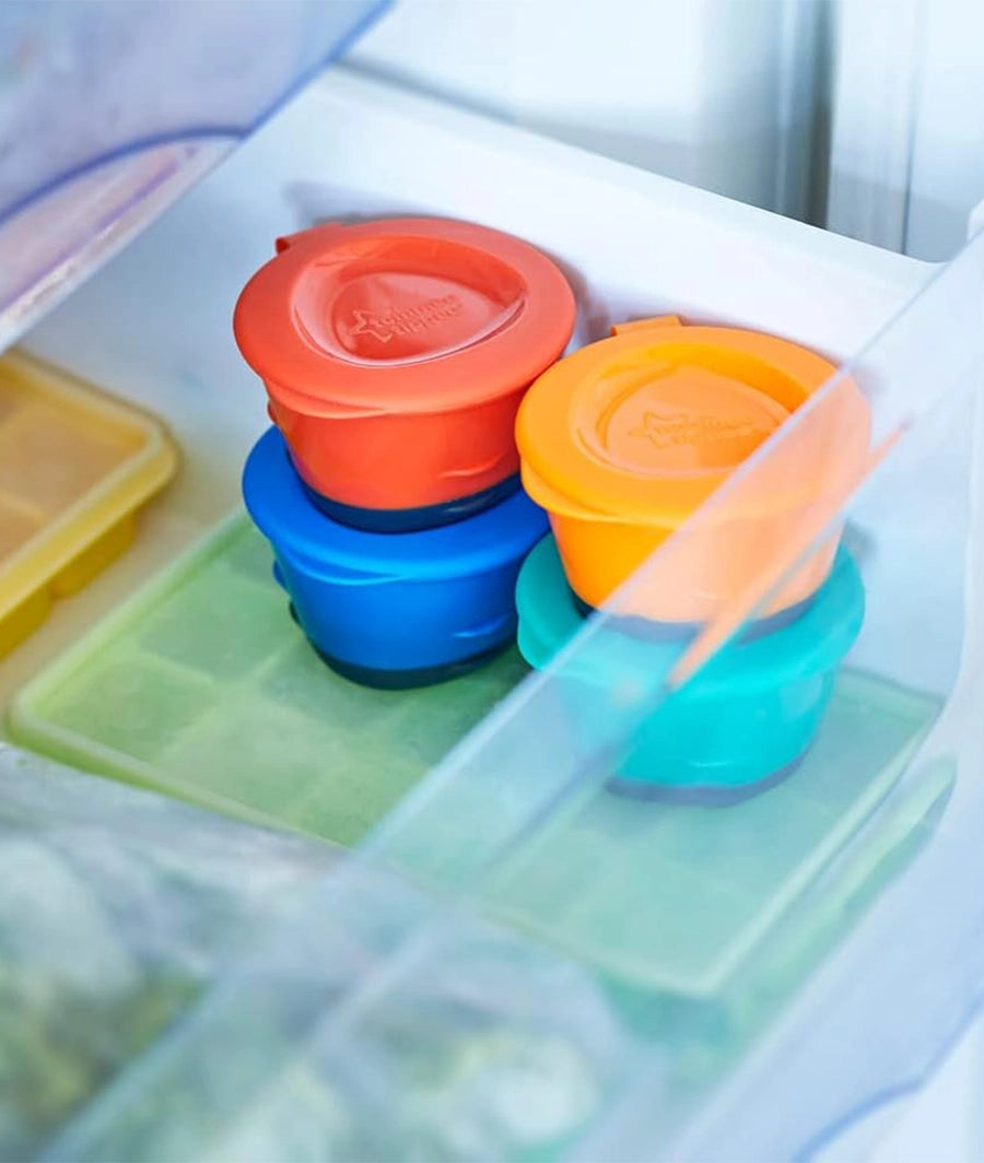 Tommee Tippee Pop Up Freezer Pots and Tray for Unisex, 4 Months) – Image 2