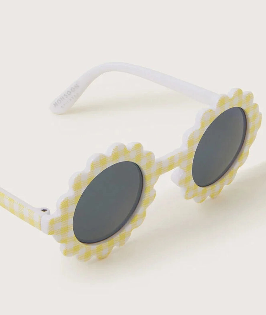Baby Gingham Flower Sunglasses – Image 2
