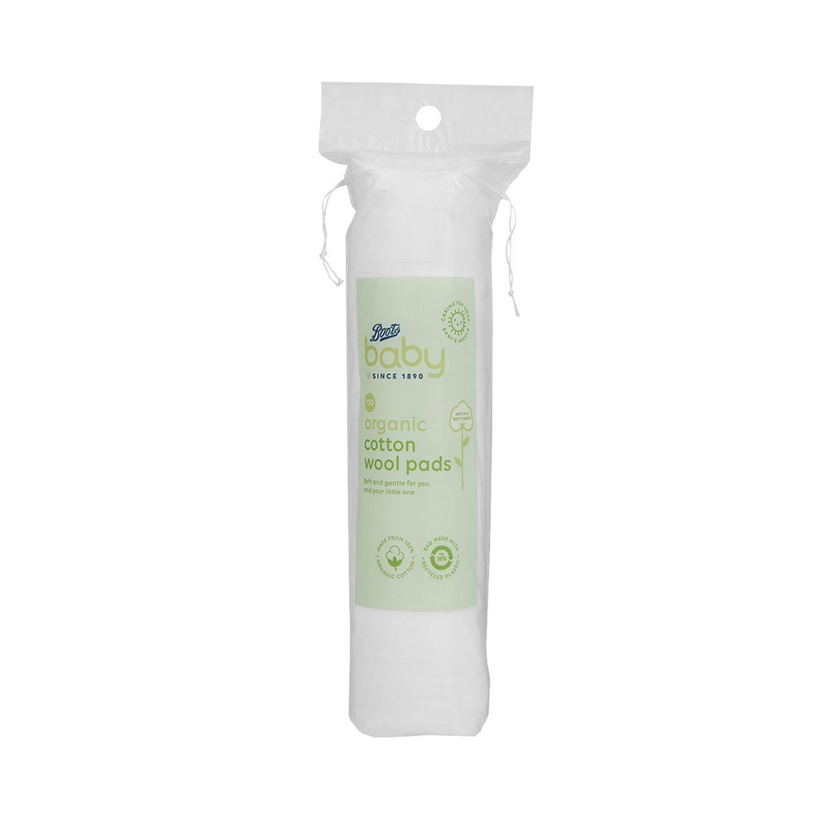 Boots Baby Organic Round Cotton Wool Pads 100 pack