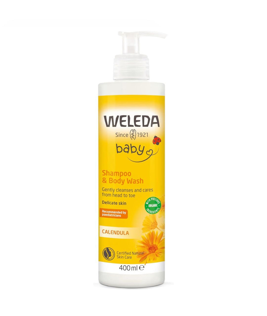 Weleda Baby Shampoo & Body Wash, 400ml