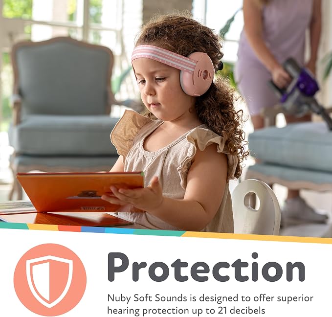 Nuby SOFT SOUNDS - Adjustable baby earmuffs
