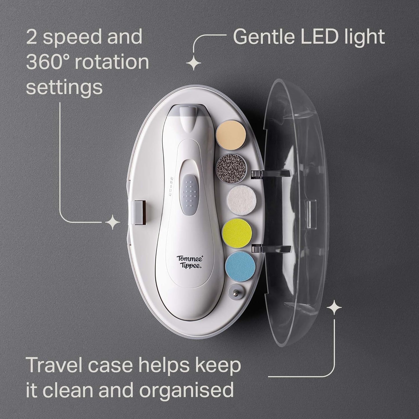 Tommee Tippee Electric Baby Nail File and Clipper