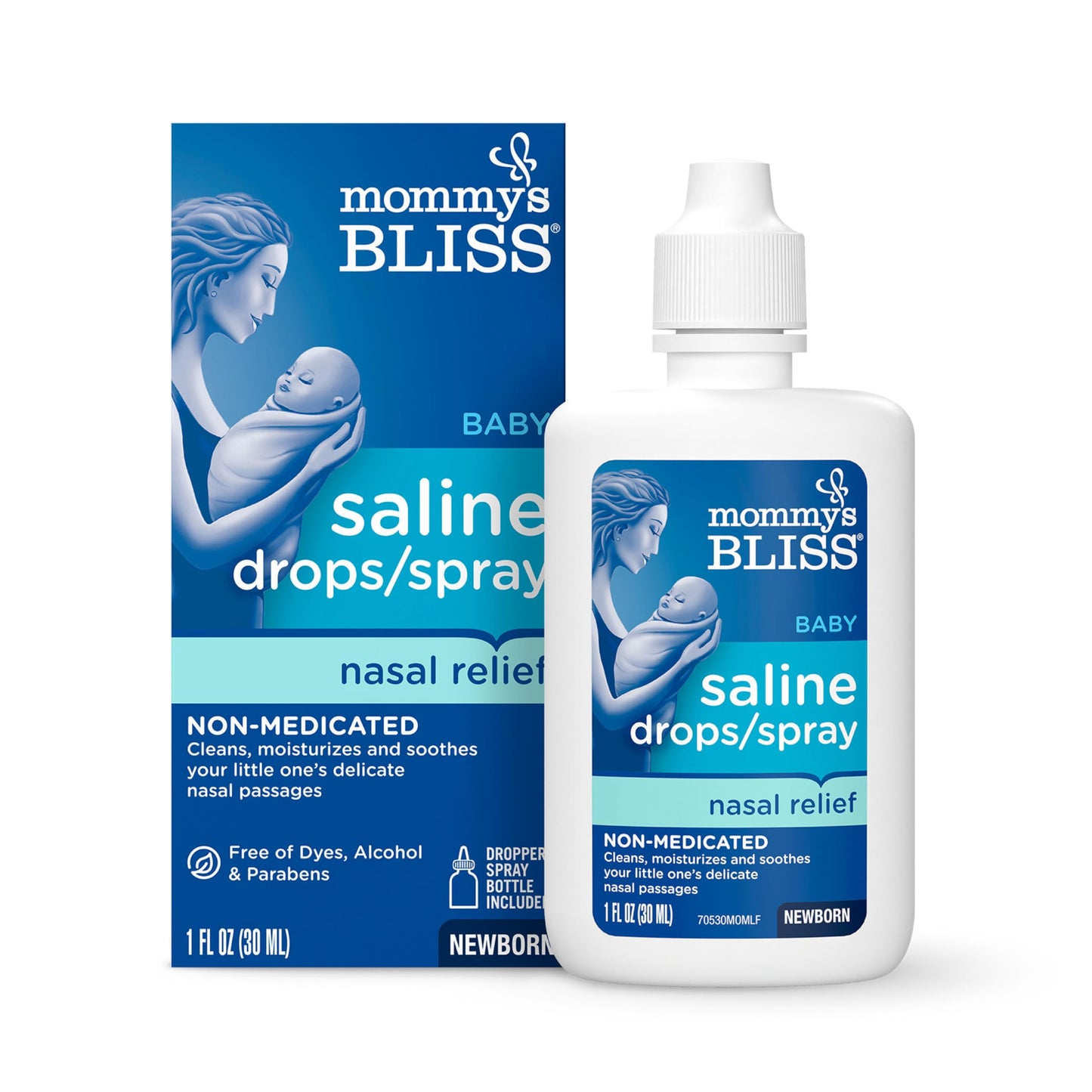 Mommy's Bliss Saline Drops/Spray 1 Fl Oz/ 30 ml
