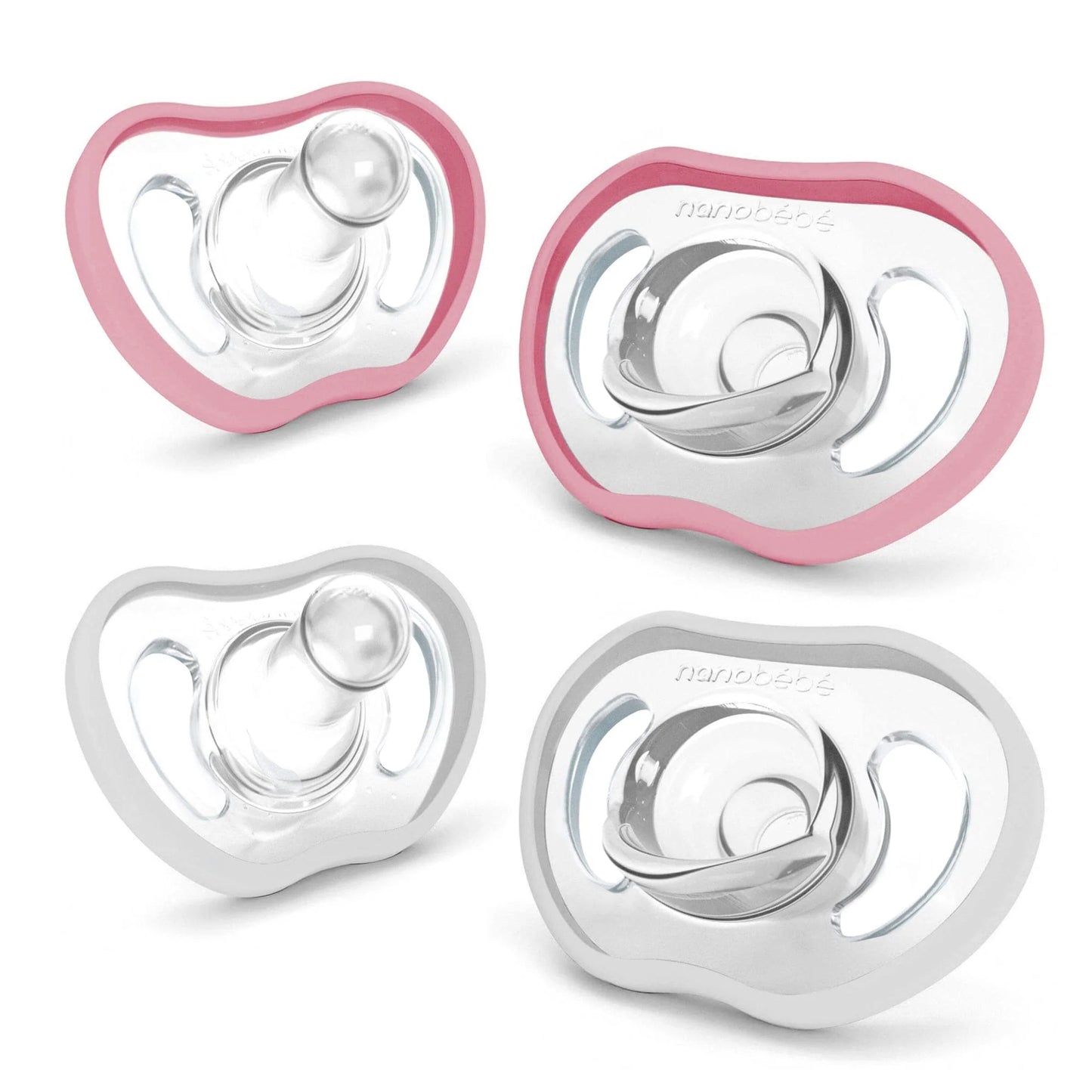 Nanobebe Baby Soothers 4 pack (4 month+)