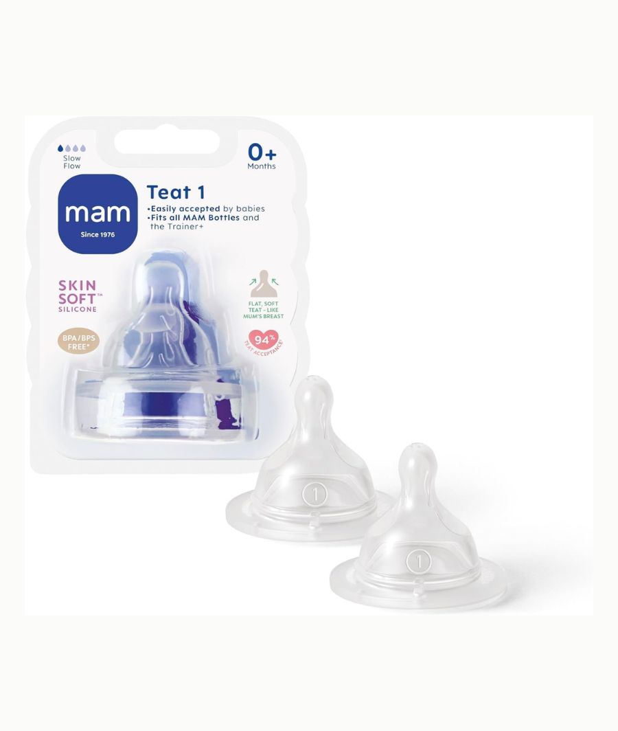 Mam 0+ Months Cut Teats 2 pack