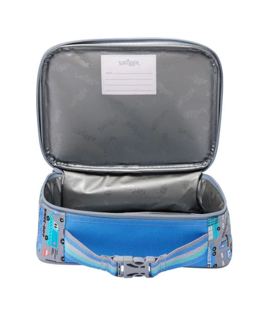 Smiggle Grey Teeny Tiny Ready Set Go Square Lunchbox – Image 2