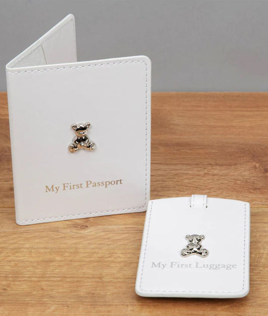 My First Passport & Luggage Tag - White – Image 2