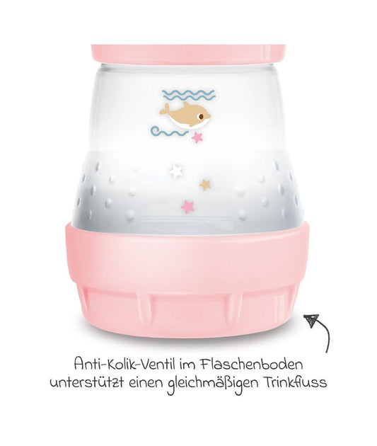MAM PP bottle Easy Start Anti-Colic 160 ml - Dolphin - Pink – Image 2