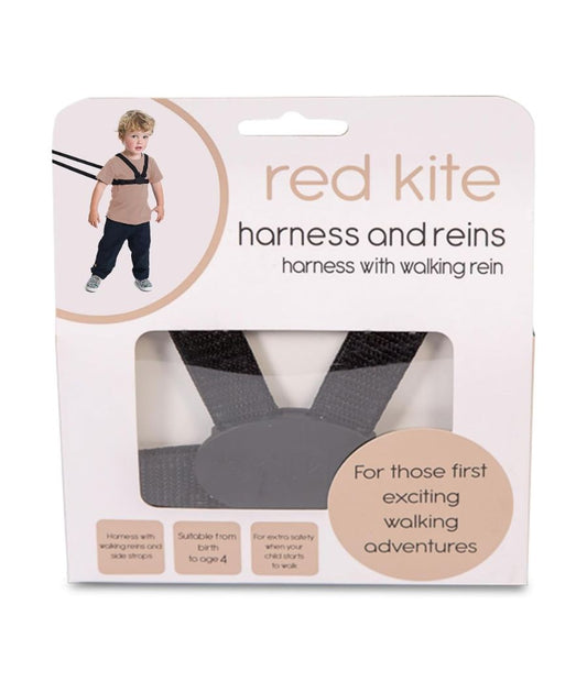 Red Kite Harness with Walking Rein (Black) – Image 2