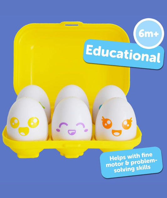 TOMY Toomies Hide & Squeak Eggs Toddler Toys – Image 2