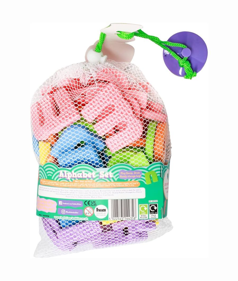 Rng Big Bathtime Buddies Alphabet Set, Bath Toys for 3 Year Olds 3+ Years, Multicoloured, 72 Letters – Image 5