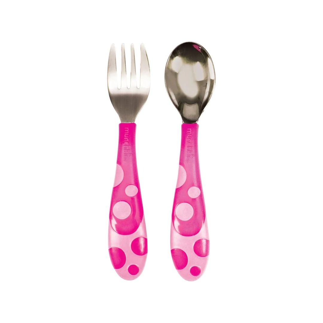 Munchkin Toddler Fork and Spoon Set (1 Spoon and 1 Fork )