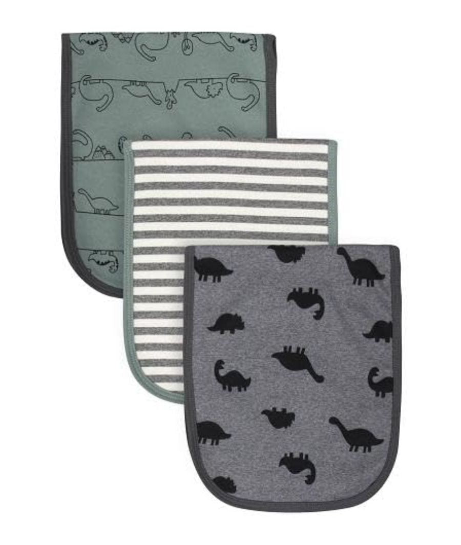 Gerber Baby Boys 3 Pack Burp Cloths