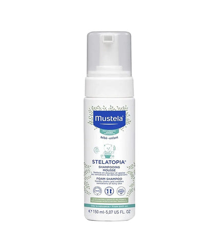 Mustela Baby Stelatopia Foam Shampoo From Birth on 150ml