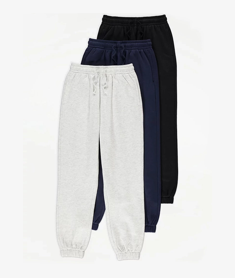 Casual Joggers 3 Pack (8-9 Years)
