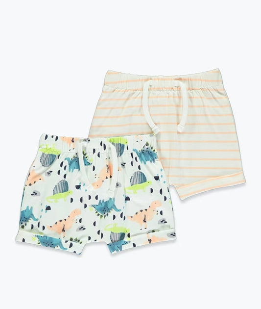 2 Pack Dinosaur Shorts