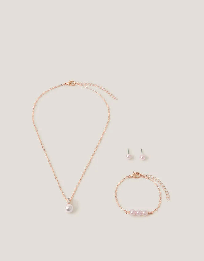 Bridesmaid Pearl Jewellery Set