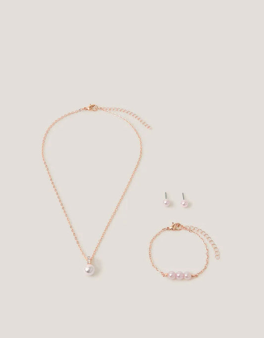 Bridesmaid Pearl Jewellery Set