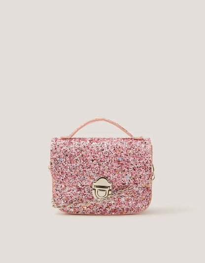 Mini Glitter Satchel Bag