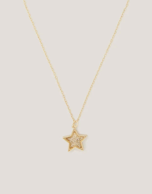 Confetti Star Pendant Necklace