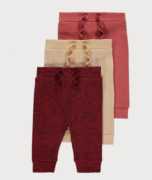 Cotton sweatpants, 3 pcs