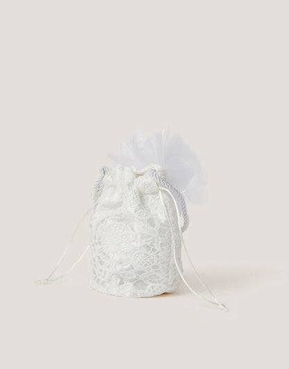 Pom-Pom Bridesmaid Pouch Bag