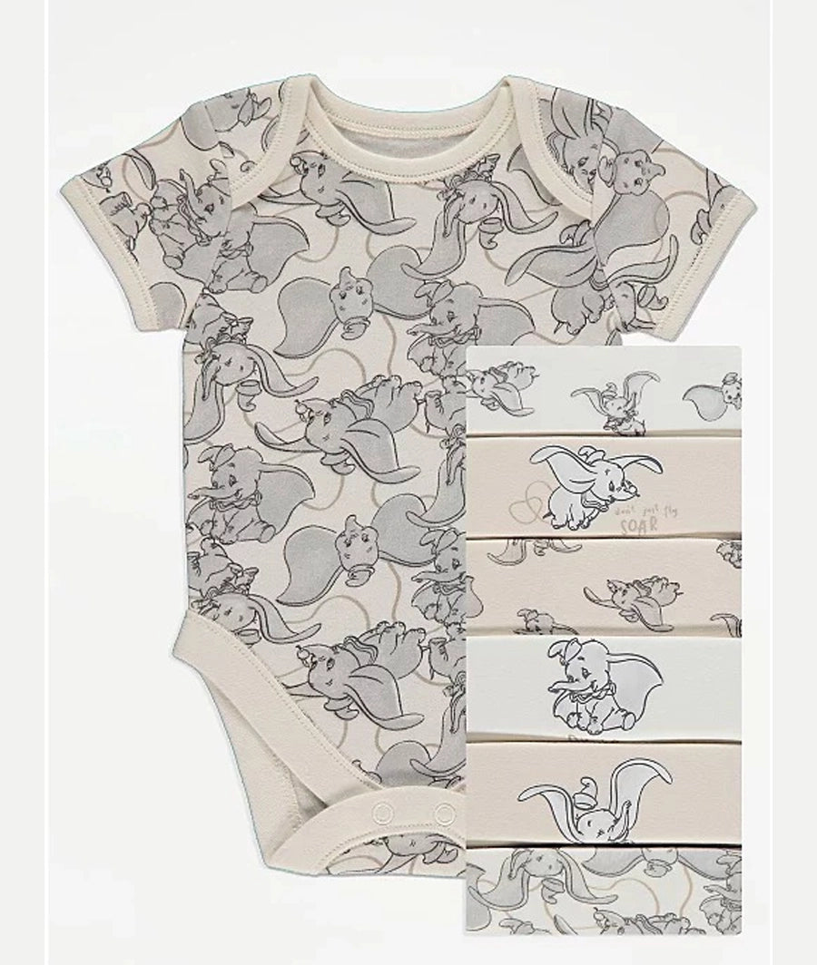 Disney Dumbo Bodysuits 7 Pack