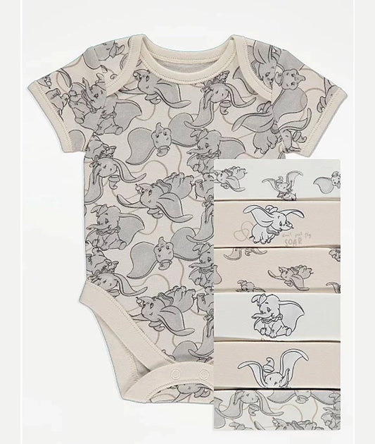 Disney Dumbo Bodysuits 7 Pack