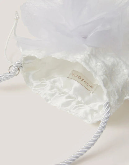 Pom-Pom Bridesmaid Pouch Bag