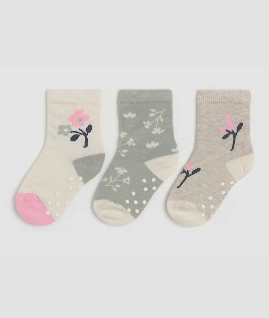 3-pack anti-slip socks